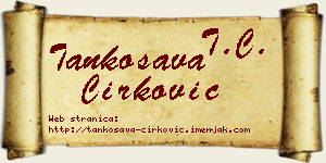 Tankosava Ćirković vizit kartica